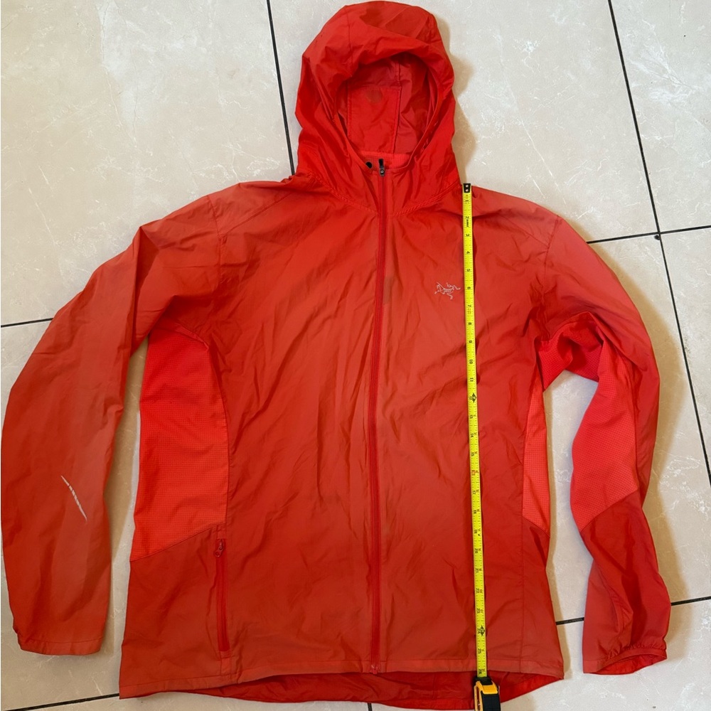 Arc'teryx Fiery Red Hooded Jacket